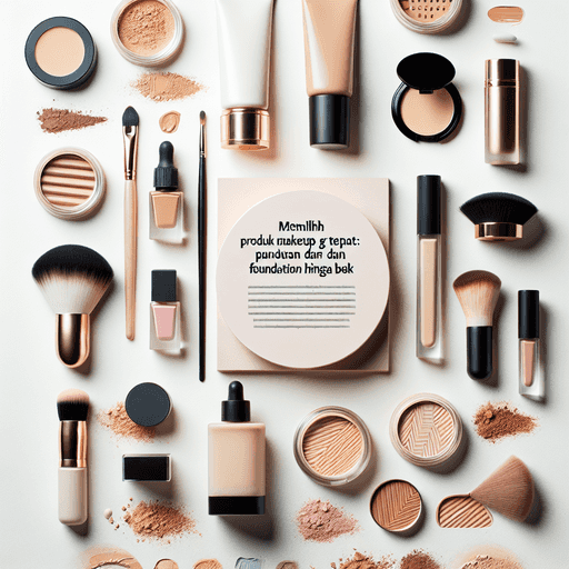 Memilih Produk Makeup yang Tepat: Panduan dari Foundation Hingga Bedak